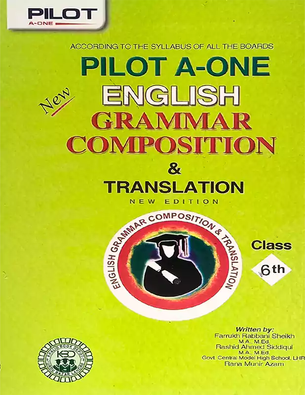 Pilot A One English Grammar & Composition for Class 6