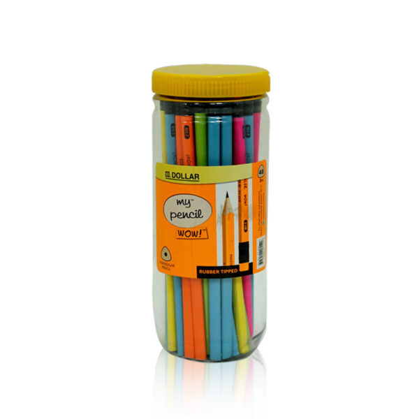 Dollar My Pencil PH 456 With Eraser - 24 Assorted Jar
