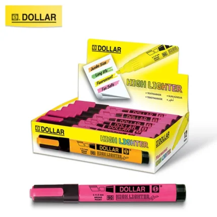 Dollar Round Highlighter 12's Regular Box