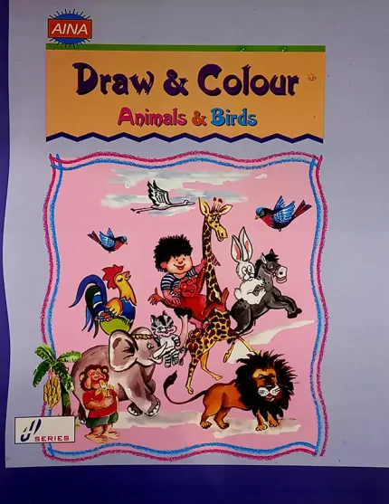 Aina Draw and Colour Animals and Birds