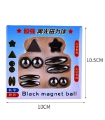 Black Magnet Ball Set 10 pcs - Image 3