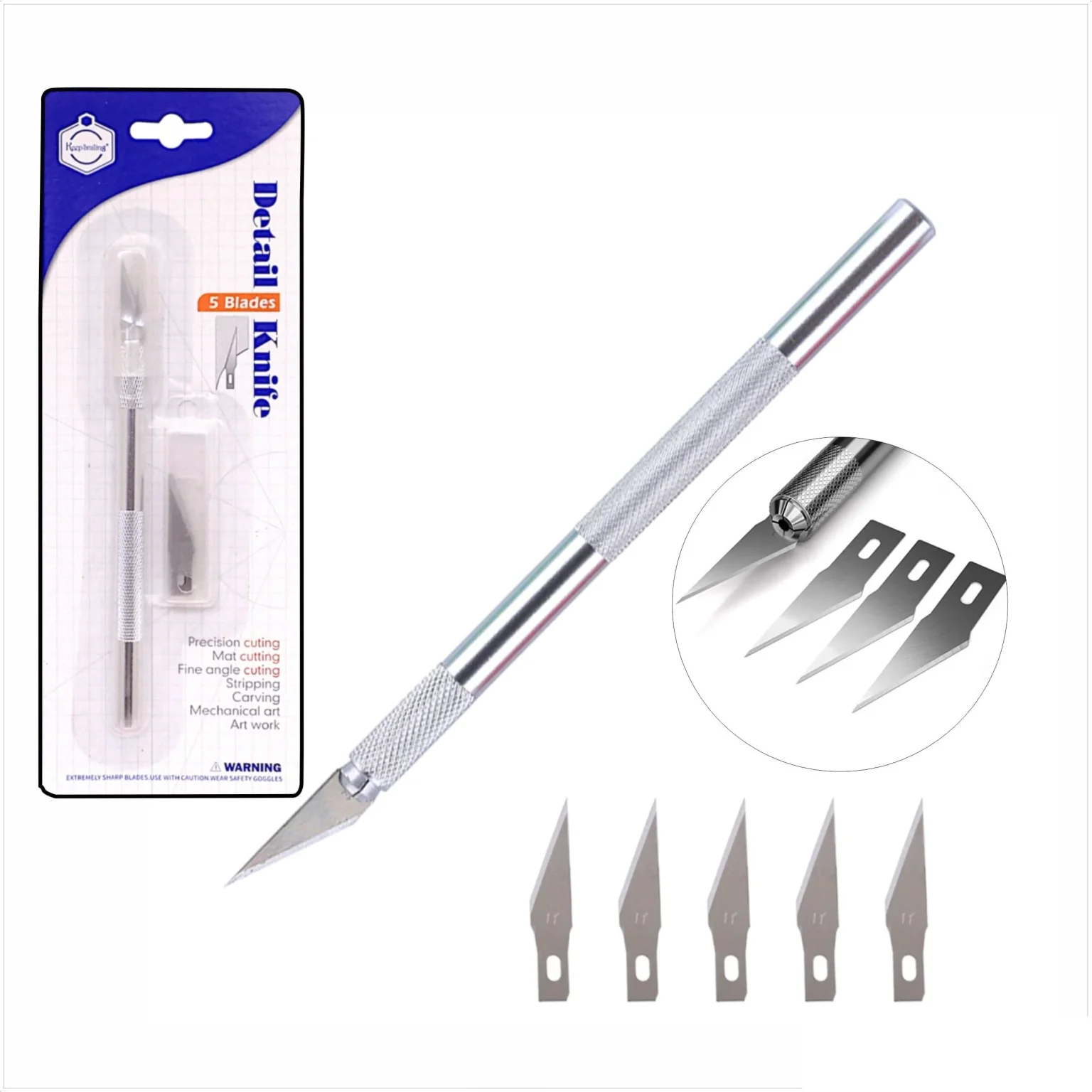 Keep Smiling Detail Knife Cutter - Image 1