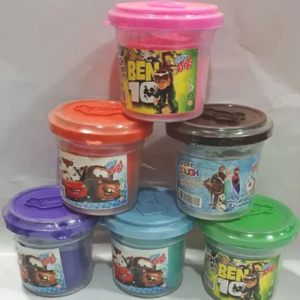 Play Dough Jar For kid's Single Color