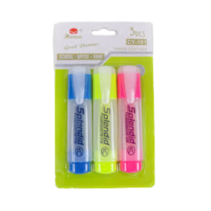 Splendid Set of 3 Highlighters