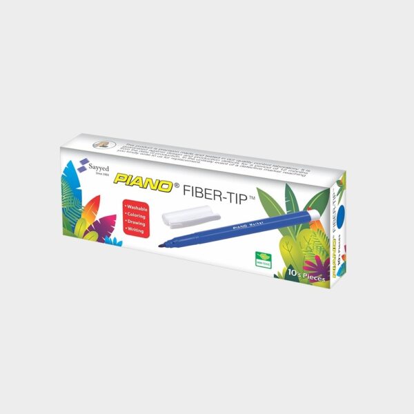 Piano Fiber-Tip Marker 10Pcs Box