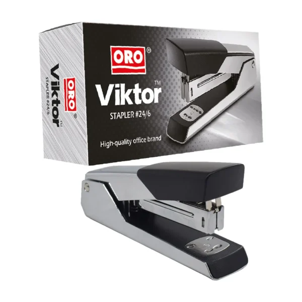 ORO Viktor Stapler 24/6 Best Quality Stapler 100 Staples Loading Capacity 2-25 sheets Stapling Capacity