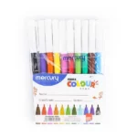 Mercury Fibre Colour Marker 10s-Article 1006