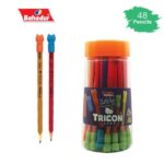 Bahadur Tricon Kitty Pencil Jar (24Pcs)