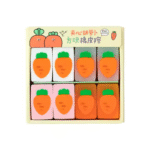Carrot-Shaped Erasers Pack of 32