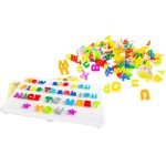 Lovely Blocks Pin Letters with Yellow Board Toy for Kids - Image 3