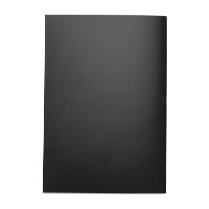 RHINO A4 Science Book - 8mm Lined + Margin/10mm Graph Alternate | 64pg/6pk - Black