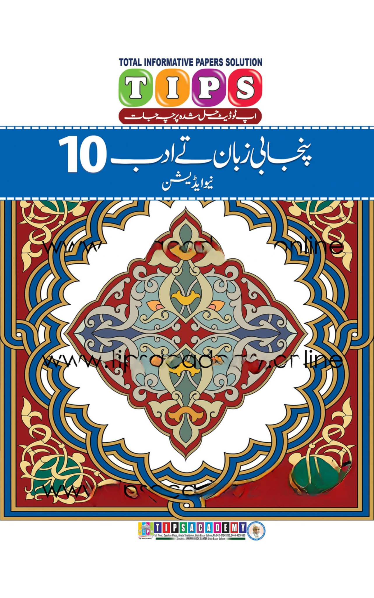 Tips Punjabi Class 10th (New Edition) | Past Papers - Image 1