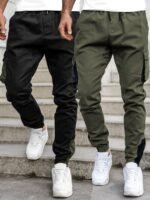 Men’s 6-Pocket Cargo Trouser – Stylish & Comfortable | Slim Fit Jogger Pants - Image 14