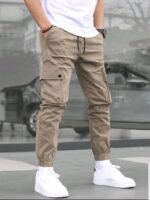 Men’s 6-Pocket Cargo Trouser – Stylish & Comfortable | Slim Fit Jogger Pants