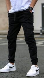 Men’s 6-Pocket Cargo Trouser – Stylish & Comfortable | Slim Fit Jogger Pants - Image 11