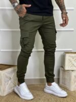 Men’s 6-Pocket Cargo Trouser – Stylish & Comfortable | Slim Fit Jogger Pants - Image 9