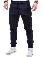 Men’s 6-Pocket Cargo Trouser – Stylish & Comfortable | Slim Fit Jogger Pants - Image 4