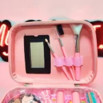 2-in-1 Mermaid Makeup & Jewelry Set – Glitter Beauty Case for Girls - Image 3