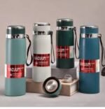 Insulated Steel Thermos Flask – 1L Hot & Cold Bottle with Handle (500g) - Image 3