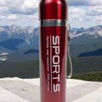 Red Sports Stainless Steel Thermos Flask – 750ml Vacuum Insulated Bottle (550g)