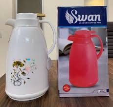 Swan 1.3L Vacuum Coffee Pot – Printed Thermos Flask | Hot & Cold Beverage Jug