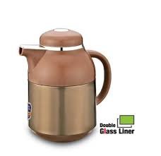 Premium Double Glass Liner Thermal Coffee Pot | Hot & Cold Flask Jug for Home & Office