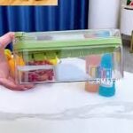 7-Piece Thumb Lock Plastic Container Set – Food Grade, Airtight & Stackable Storage Boxes