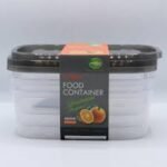 Airtight Plastic Food Container with Black Lid – Leakproof & BPA-Free (Medium Size) - Image 5