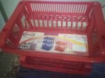Multi-Layer Red Plastic Plate Rack – Durable Kitchen Organizer - Image 2
