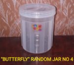 Set of 3 Floral Plastic Food Storage Jars – Pink Lid, Airtight, 500ml Each - Image 6