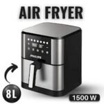 Philips 8L Digital Air Fryer – 1500W Smart Touch Control for Healthy Oil-Free Cooking