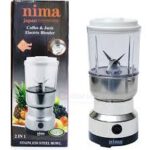 Nima Japan 2-in-1 Electric Blender – Coffee Grinder & Juice Maker | Stainless Steel Bowl | 100% Copper Motor