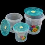 Novel 1000ml Airtight Plastic Storage Jar – Durable & BPA-Free Food Container