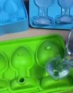 Large Round Ice Ball Maker – 4-Cavity Silicone Tray for Big Ice Spheres | Perfect for Whiskey & Cocktails - Image 3