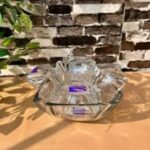 Transparent Leaf Cut Fruit Tray – Crystal Design Serving Dish by Royal Star - Image 4