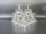 Set of 6 Elegant Crystal Clear Wine Glasses – Premium Quality Glassware