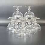 Set of 6 Elegant Crystal Clear Wine Glasses – Premium Quality Glassware