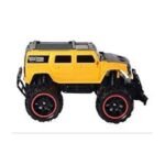 Yellow Monster Truck Toy for Kids – Off-Road Big Wheels | Durable Body | Friction Powered SUV Jeep - Image 2