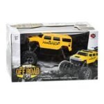 Yellow Monster Truck Toy for Kids – Off-Road Big Wheels | Durable Body | Friction Powered SUV Jeep