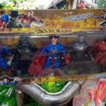 Super Hero Action Figure Set – Pack of 6 Avengers & DC Characters for Kids