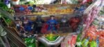Super Hero Action Figure Set – Pack of 6 Avengers & DC Characters for Kids