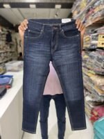 Supernine Dark Blue Slim Fit Jeans for Men – Stylish & Stretchable Denim