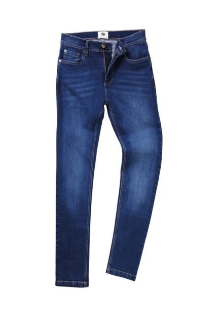 Men's Classic Blue Slim Fit Denim Jeans – Comfortable & Stylish Everyday Wear