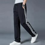 Black Sports Summer Trousers for Men & Boys – Lightweight Gym & Running Wear