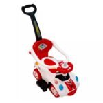 Buy Ride-On Push Car for Kids with Parent Stroller Handle – Red & White | 33 Inch Height - Image 2