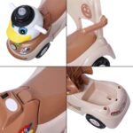 Buy Duck Face Ride-On Push Car for Toddlers – Brown & Cream | Safe & Durable - Image 3