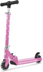Light-Up Folding Scooter for Kids – Adjustable Height, LED Wheels – Pink Kick Scooter for Girls (3+ Years) - Image 5