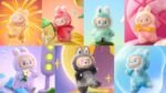 Cute Monster Plush Keychain Toy – Soft & Fluffy Stuffed Doll with Big Eyes - Image 7