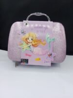 Princess Glitter Makeup Kit for Girls – 2-in-1 Makeup & Jewelry Beauty Set with Mermaid Case