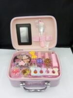 Princess Glitter Makeup Kit for Girls – 2-in-1 Makeup & Jewelry Beauty Set with Mermaid Case - Image 3
